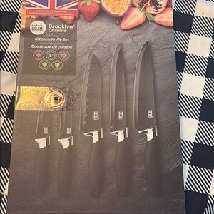Brooklyn Chrome Kitchen Knife Set